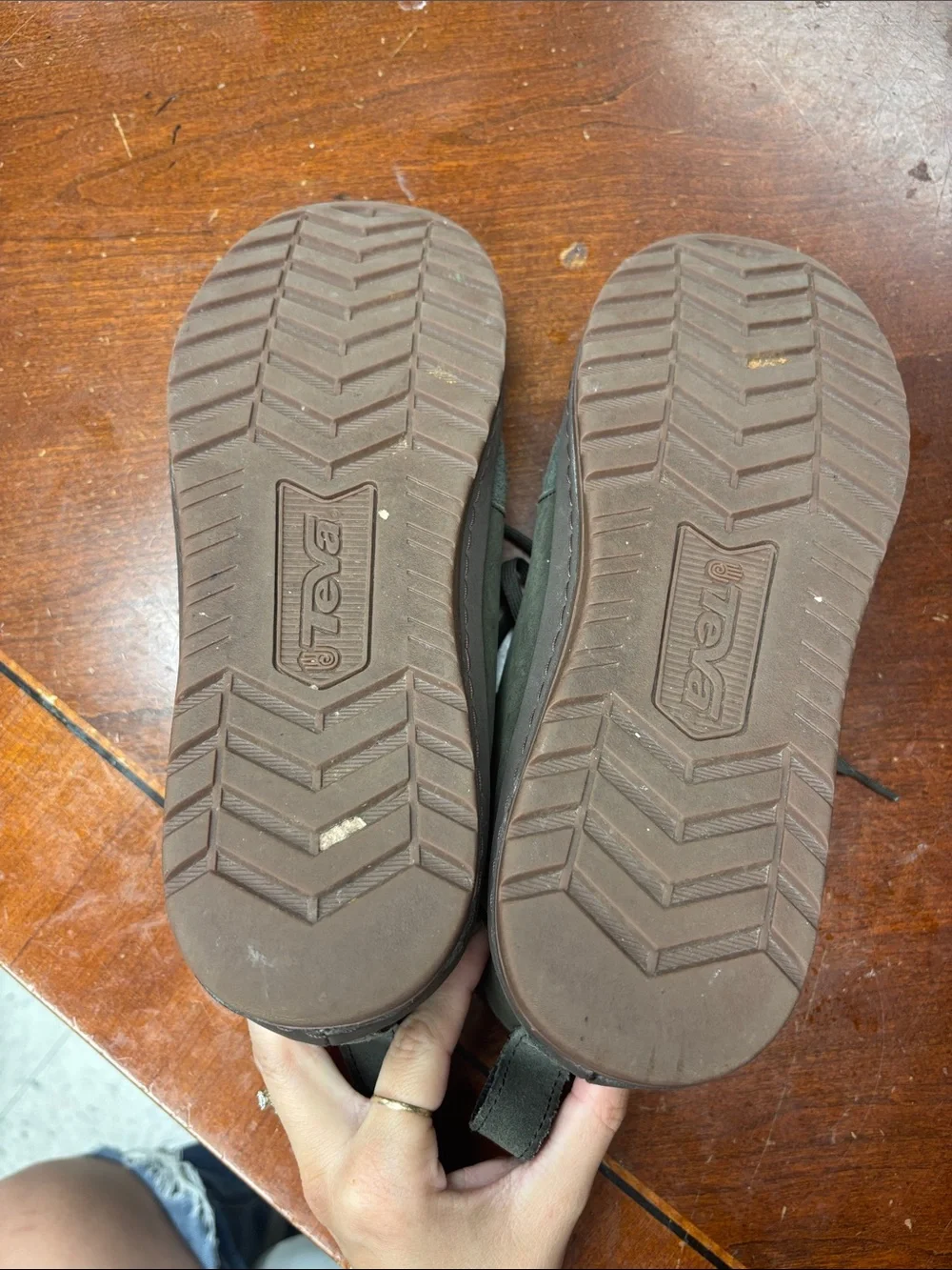 Teva suede lace